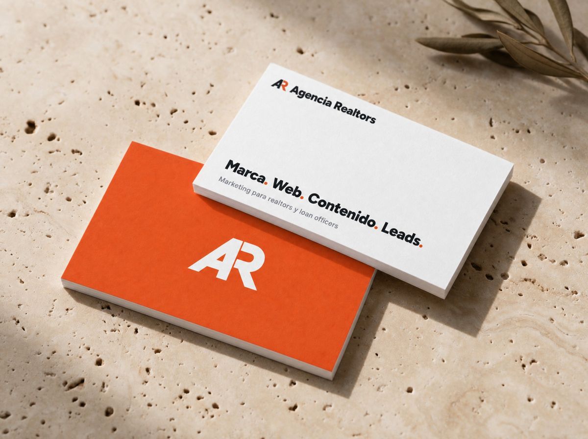 Tarjetas de presentación de Agencia Realtors